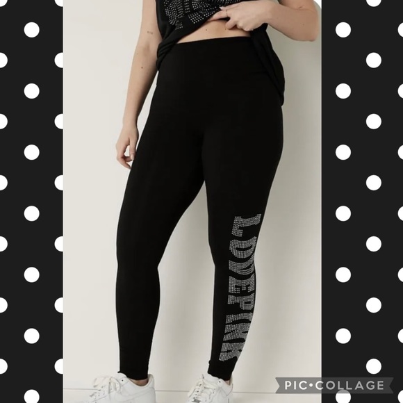 Victoria's Secret PINK Bling Hoodie And
Matching Shine Leggings size XXL 2X - Picture 7 of 11